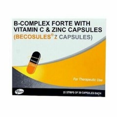 BECOSULES Z CAPSULES With Vitamin B complex Vitamin C & Zinc Choose Pack
