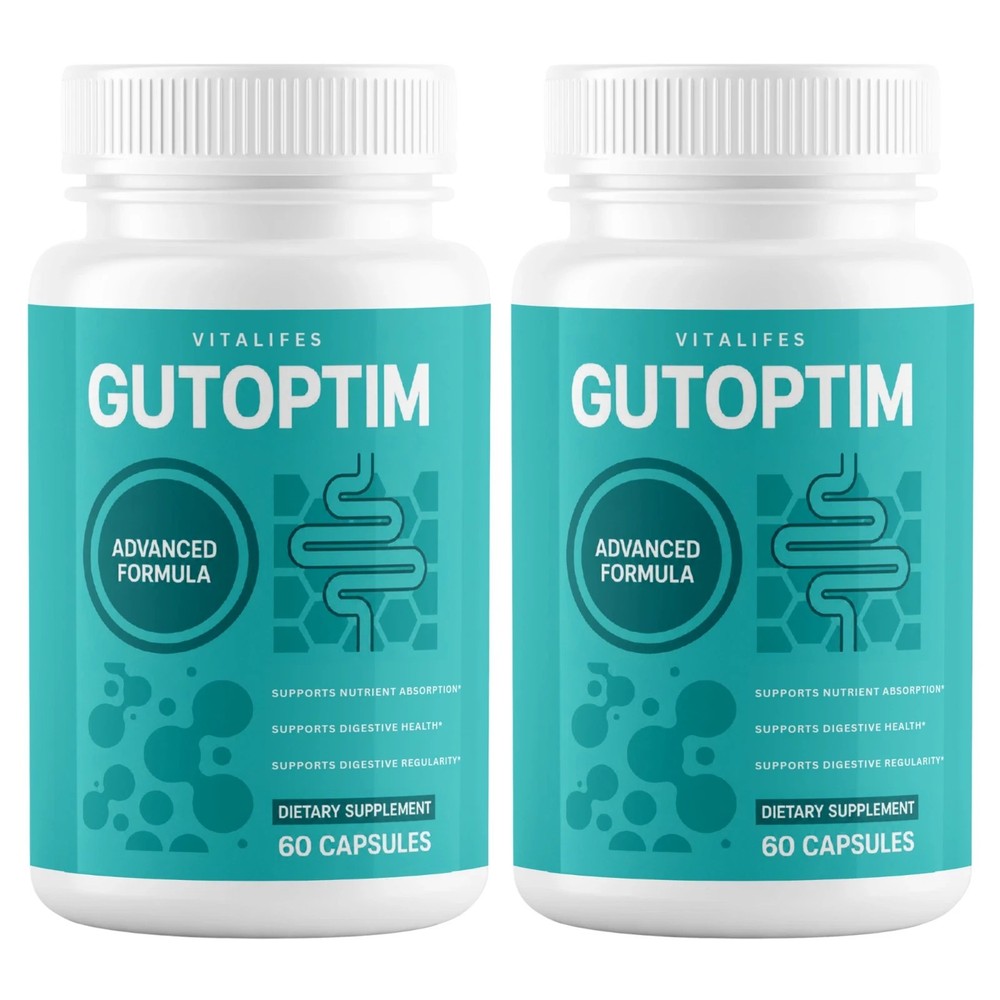 Gutoptim Advanced Gut Health Pills to Support Digestion & Bloating 60ct