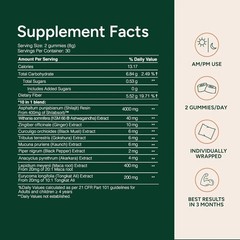 Root Labs Pure Himalayan Shilajit Gummies with KSM-66 Ashwagandha – 120 Gummies