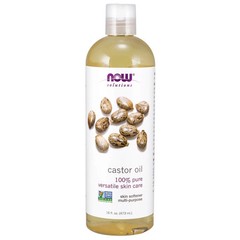 NOW Foods Castor Oil 16 fl oz Liquid – 100% Pure – Skin Health – Hair, New Exp