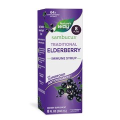 Nature’s Way Sambucus Elderberry Traditional Immune 8 Fl Oz (Pack of 1), –