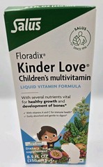 Salus Floradix Kinder Love Vegan Children’s Liquid Multivitamin 17 Oz EXP 02/27
