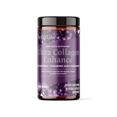 ResVitále Ultra Collagen Enhance Skin Care Supplement with Resveratrol 90 V…