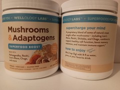 2 Wellology Labs™ Mushrooms & Adaptogens Superfood Boost Brain Balance Memory