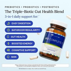 3 Packs Gundry MD Bio Complete 3 Supplement 180 Capsules Gut Optimal Health