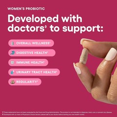 Physician’s Formula Organic Womens Probiotics 50 Billion CFU + Prebiotics 60 Cap