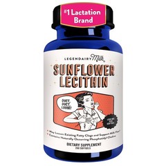 Sunflower Lecithin 1200mg, Lactation , Sunflower Lecithin Supplement for Clog…