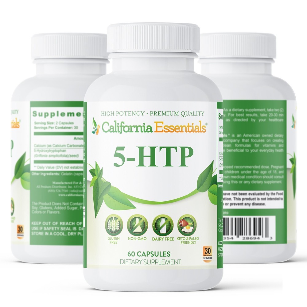 5-HTP Supplement, Serotonin for Sleep and Stress, Supports Weight Loss – 180 Cap