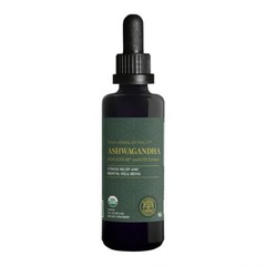 Global Healing Organic Ashwagandha Supplements Drops KSM-66 Extra Strength 2 oz