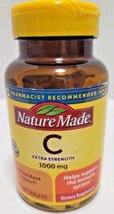 Nature Made Extra Strength Vitamin C 1000 mg 100 Count Immune Support Tablets