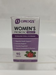 OMOGS Women’s Probiotic – Organic Prebiotics & Vitamin C – New, Exp 11/26