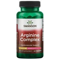 Swanson Arginine Complex 750 mg 60 Tablets