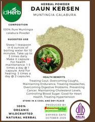 [idHerb] 50-500 gram Powder Kersen Jamaica Cherry Muntingia Calabura WildCrafted