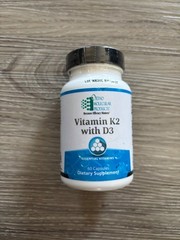 Ortho Molecular Vitamin k2 with D3 60 capsules Exp02/27