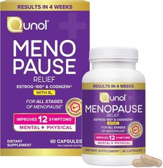 Qunol Menopause Relief Capsules Peri to Post Results in 4 Weeks ~ Hormone Free