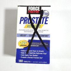 Force Factor Prostate Advanced 180 Tablets Supplement Mens Health Saw Palmetto