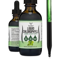 Liquid Chlorophyll Drops Peppermint Flavored 2 oz Vegan Digestive Health Detox