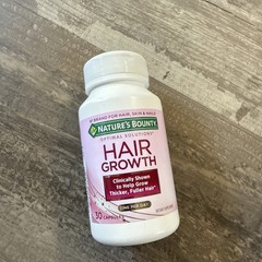 Natures Bounty Optimal Solutions HAIR GROWTH Biotin 30 capsules 6/2027