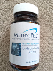 MethylPro L-Methylfolate 2.5mg 30 Capsules Dietary Supplement–FREE SHIPPING!