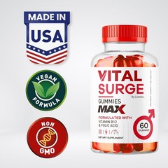 Vital Surge Male Gummies Maximum Strength Vital Surge Advanced Formula 60 Count