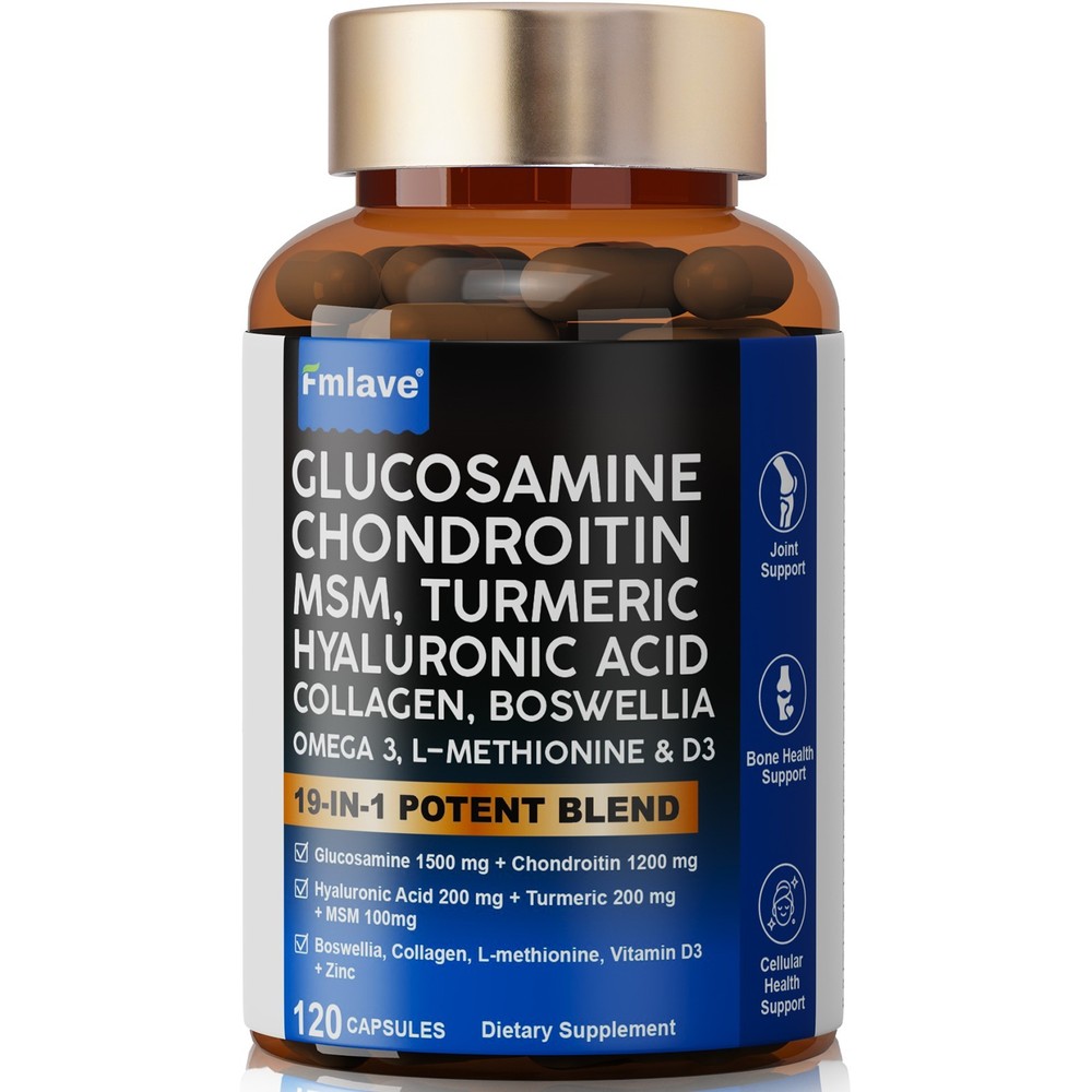 Joint Pain Relief Supplement, Joint Support Glucosamine Chondroitin Turmeric MSM