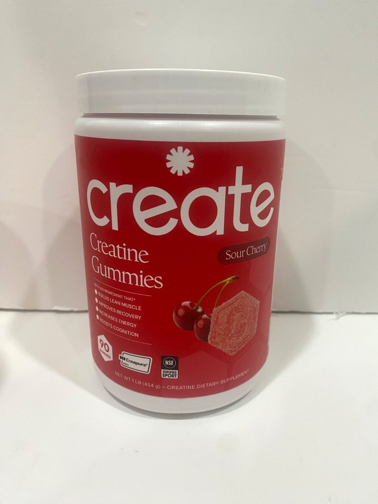 BRAND NEW, SEALED Create Creatine Gummies CHOOSE FLAVOR Earliest Exp: 09/27