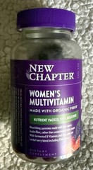 New Chapter Women’s Multivitamin w/ Organic Fiber Berry Citr 75 Gummy EXP 06/26+
