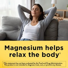 Nature Made Magnesium Oxide 250 mg, 100 Count (Pack of 1), No Color