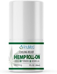 ANUMED Hemp Roll-On 4000mg Pain Relief. Fast Acting Long Lasting Maximum Stre…