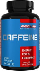 Prolab Caffeine Tablets 200mg 100ct – Energy Focus Endurance Pre Workout