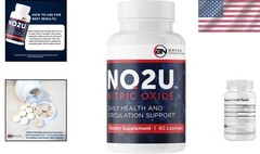 Natural Nitric Oxide Supplements – 60 Lozenges for Circulation & Wellness