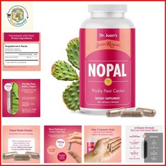 Nopal, Sugar and Gluten Free Dietary Supplement, Prickly Pear Cactus Dietary …