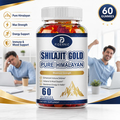 Pure Himalayan Shilajit Gold Gummies 60 Count Max Strength