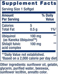 Cellular Energy Support Softgels with CoQ10 and Shilajit, Gluten-Free Formula
