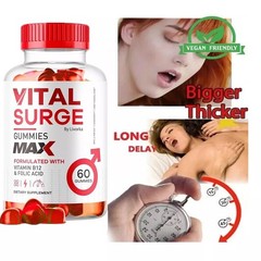 Vital Surge Male Gummies Maximum Strength Vital Surge Advanced Formula 60 Count