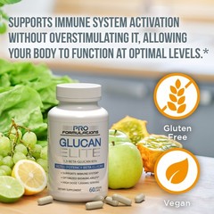 Glucan Elite – 1,3D Beta Glucan 85% 60 caps (30 servings)