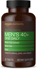 Men’S 40+ One Daily Multivitamin, Vegan, 65 Tablets, 2 Month Supply (Packagin…
