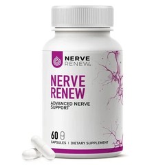 Nerve Renew Advanced Nerve Support Supplement 300mg Stabilized RAlpha Lip..
