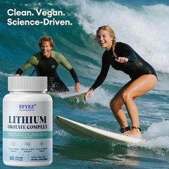 Lithium orotate complex supplement | Supports cognitive function, mood, and memo