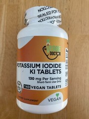 The Veggie Doctor Potassium + Iodide 140 Vegan Tablets Supplement 130mg
