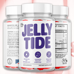 (1 Pack) JellyTide ACV Keto Gummys Vitamin Max Supplement Jelly Tide 60 Gummies