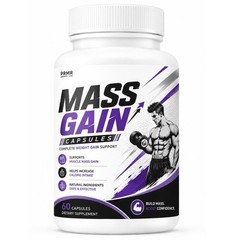 Natural Mass Gain Capsule Premium Weight Gain Support Supplement – 60 Capsules