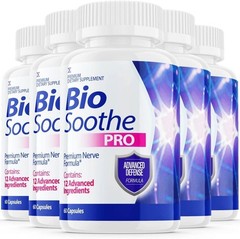 BIO SOOTHE PRO Advanced Defense Premium Formula – 5 Bottles/60 Caps Each!