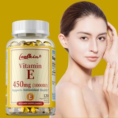 120pcs Vitamin E 1000 IU – Skin Health, Anti- Aging, Antioxidant, Eye Health