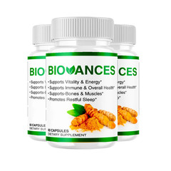 3-Pack Biovances Capsules – BioVance Natural Energy & Health Support – 180 Caps