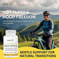 4-in-1 Hormonal Balance Supplement for Women | Menstrual, Menopause & Skin Suppo