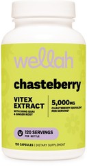 Wellah Chasteberry For Women 120 Capsules for 120 Servings Per Bottle