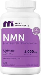 NMN Complex 1,000mg – Resveratrol, Caps | 10-in-1 NAD+ Booster containing 120…