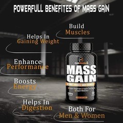 Extreme Weight Gainer Pills 60 Capsules Herbal Daily Supplement Pack of 1