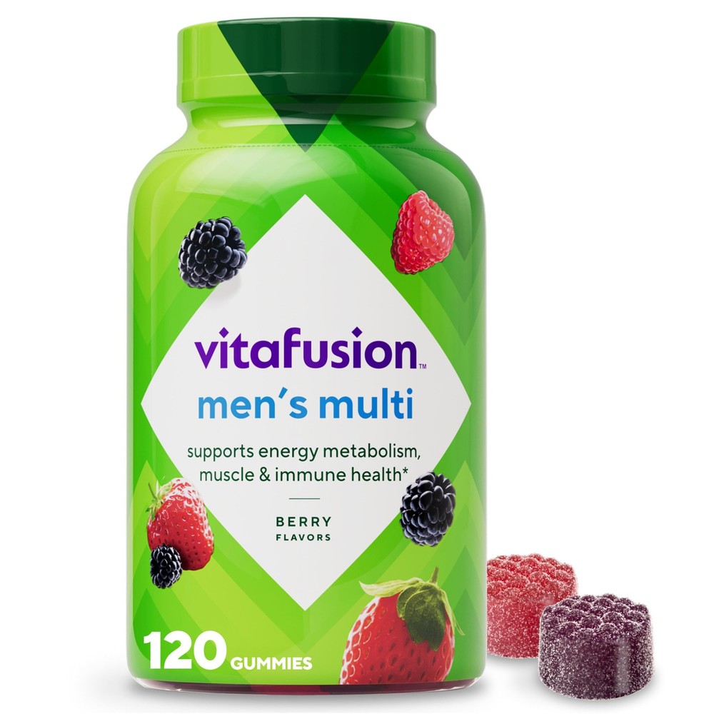 Vitafusion Men’s Multivitamin Gummies | 120 Gummy 120 Count (Pack of 1)